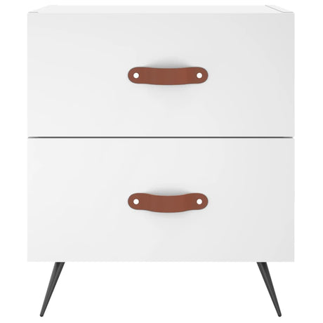 Bedside Cabinet 40X35X47.5 Cm Engineered Wood