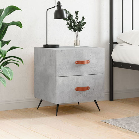 Bedside Cabinet 40X35X47.5 Cm Engineered Wood