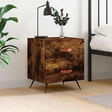 Bedside Cabinet 40X35X47.5 Cm Engineered Wood