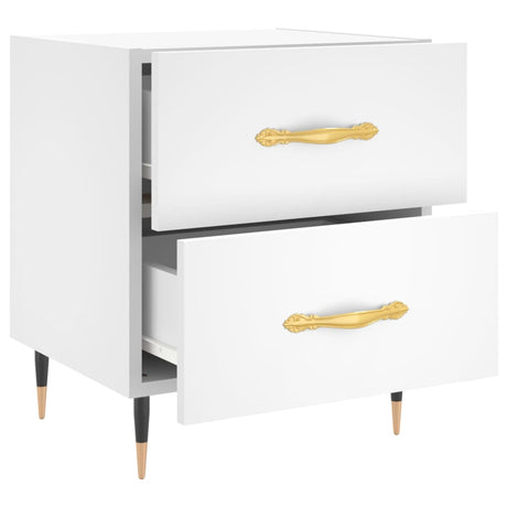 Bedside Cabinet 40X35X47.5 Cm Engineered Wood