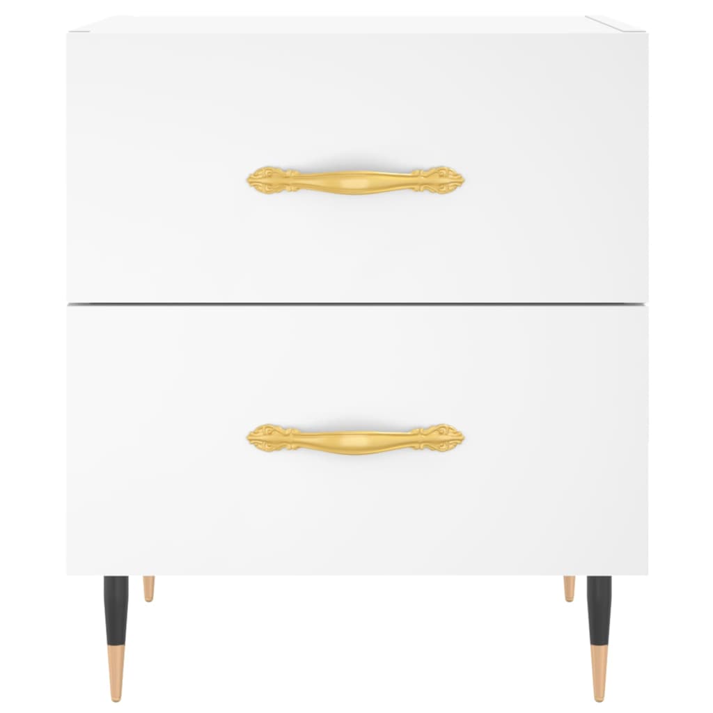 Bedside Cabinet 40X35X47.5 Cm Engineered Wood