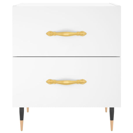 Bedside Cabinet 40X35X47.5 Cm Engineered Wood