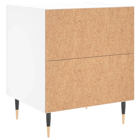 Bedside Cabinet 40X35X47.5 Cm Engineered Wood