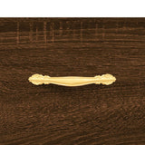 Bedside Cabinets 2 pcs Brown Oak 40x35x47.5 cm Engineered Wood