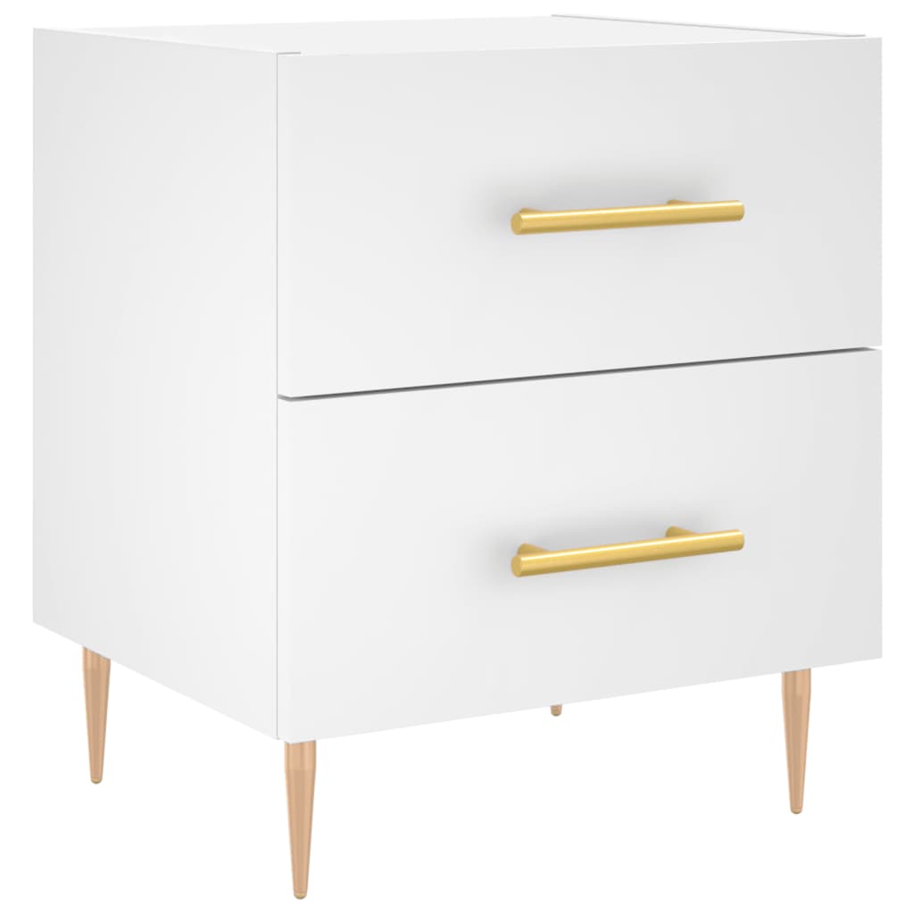 Bedside Cabinet 40X35X47.5 Cm Engineered Wood