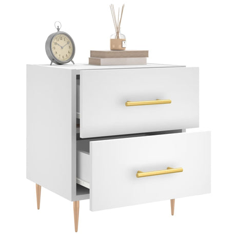 Bedside Cabinet 40X35X47.5 Cm Engineered Wood