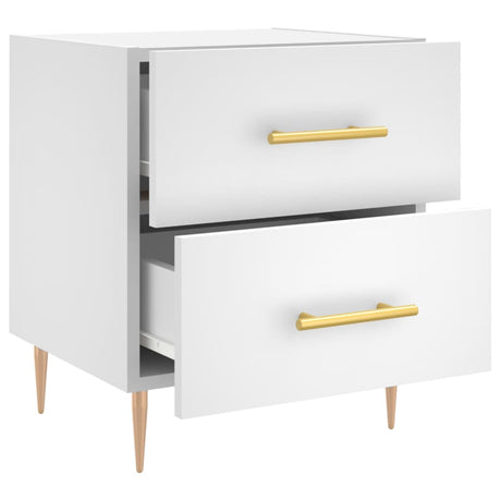 Bedside Cabinet 40X35X47.5 Cm Engineered Wood