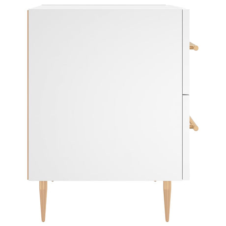 Bedside Cabinet 40X35X47.5 Cm Engineered Wood