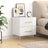 Bedside Cabinet 40X35X47.5 Cm Engineered Wood