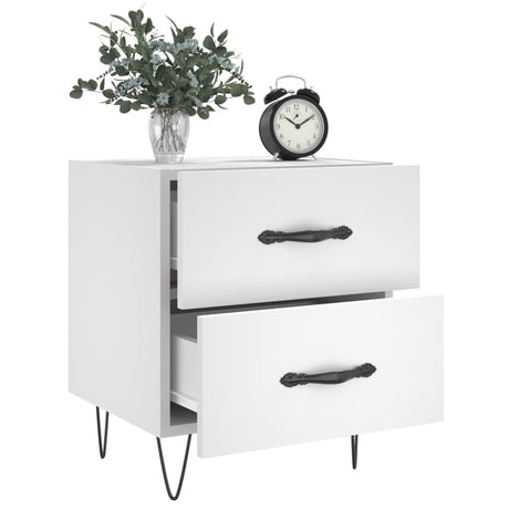 Bedside Cabinets 2 Pcs 40X35X47.5 Cm Engineered Wood