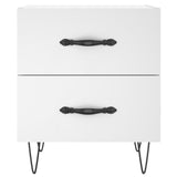 Bedside Cabinets 2 Pcs 40X35X47.5 Cm Engineered Wood