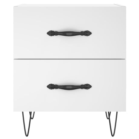 Bedside Cabinets 2 Pcs 40X35X47.5 Cm Engineered Wood