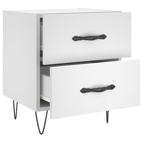 Bedside Cabinets 2 Pcs 40X35X47.5 Cm Engineered Wood