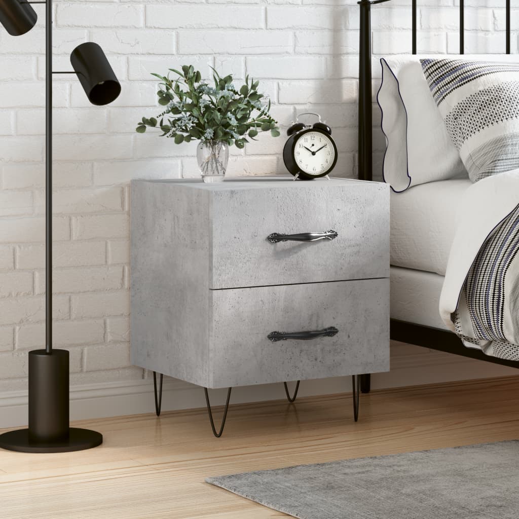 Bedside Cabinets 2 Pcs 40X35X47.5 Cm Engineered Wood