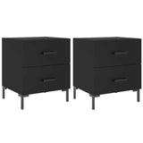 Bedside Cabinets 2 Pcs 40X35X47.5 Cm Engineered Wood