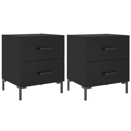 Bedside Cabinets 2 Pcs 40X35X47.5 Cm Engineered Wood