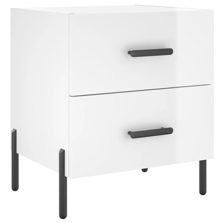 Bedside Cabinet 40X35X47.5 Cm Engineered Wood