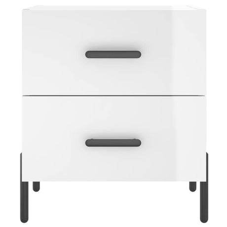 Bedside Cabinet 40X35X47.5 Cm Engineered Wood