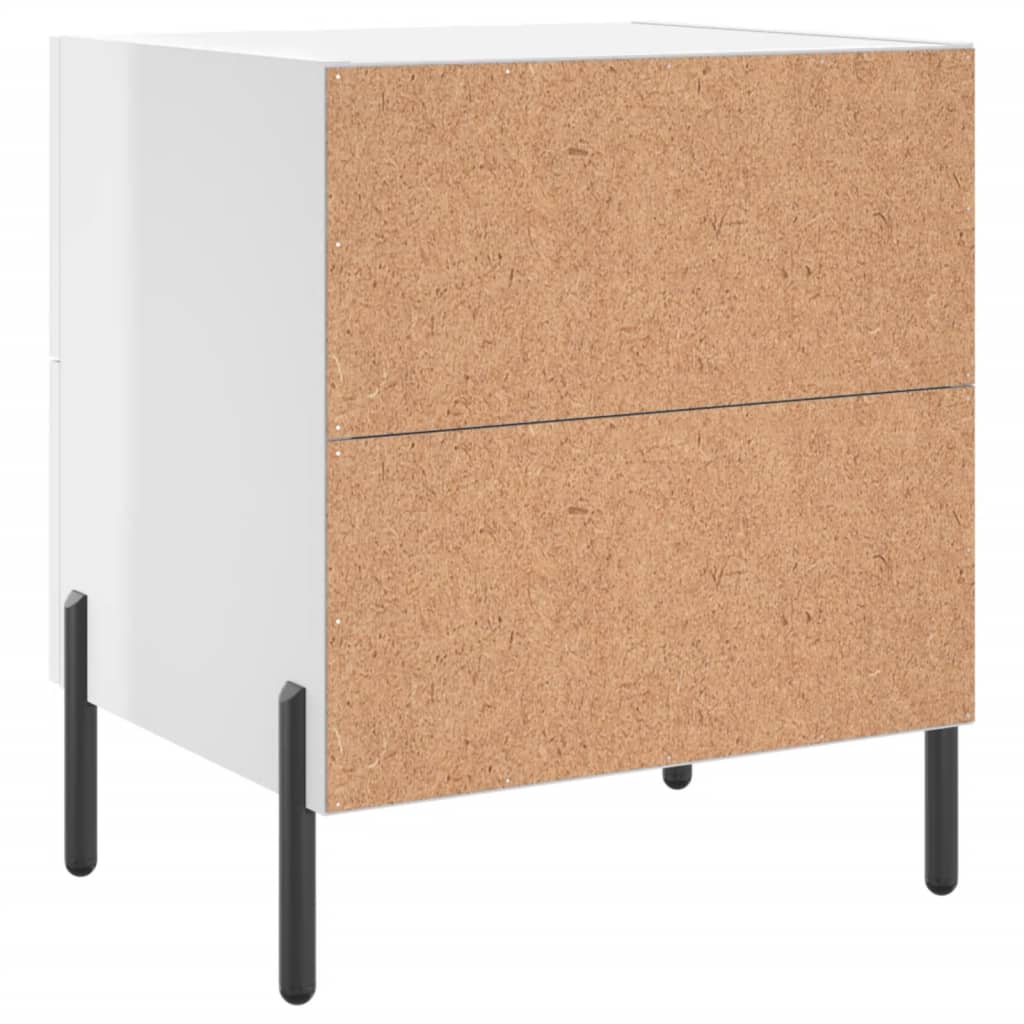 Bedside Cabinet 40X35X47.5 Cm Engineered Wood