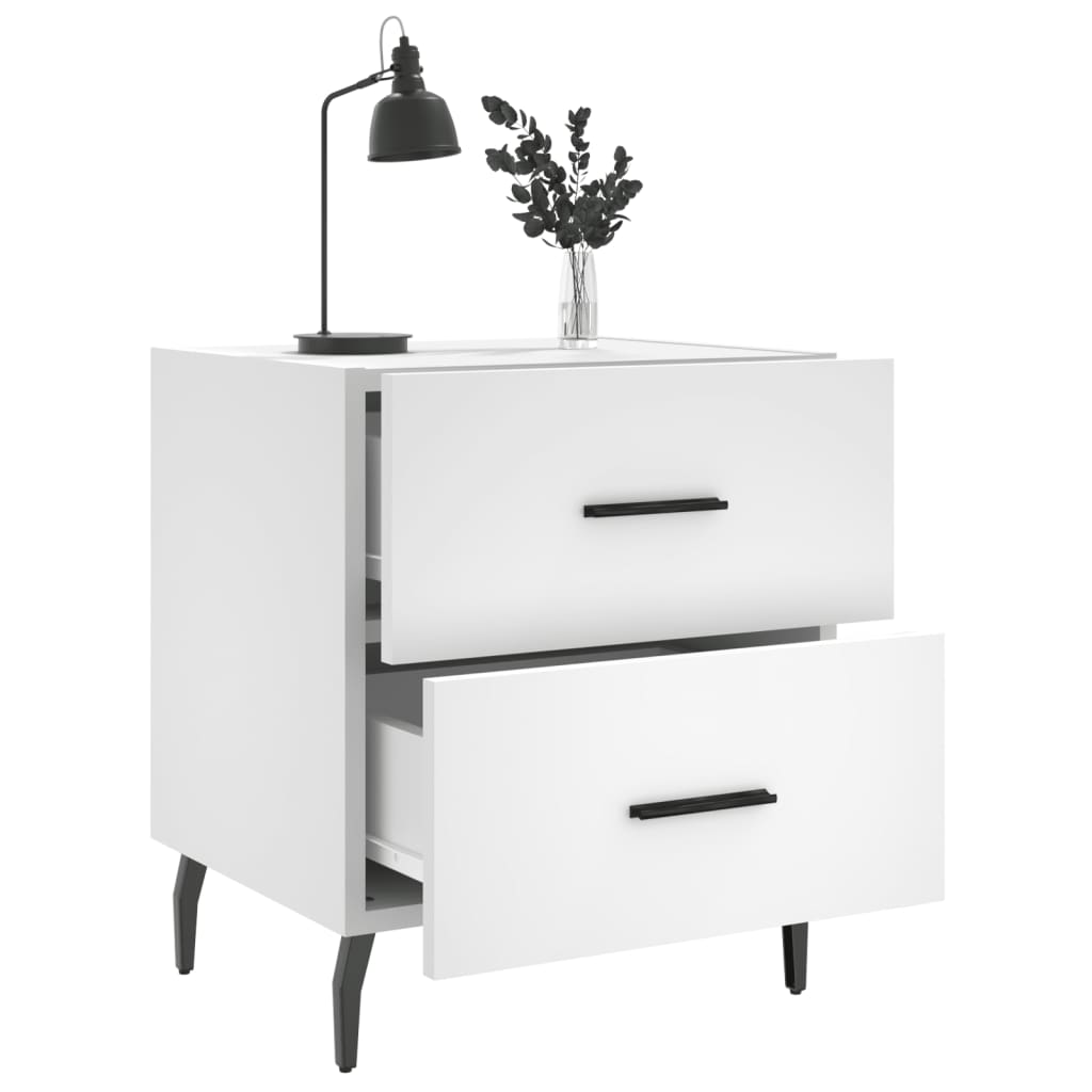 Bedside Cabinets 2 Pcs 40X35X47.5 Cm Engineered Wood