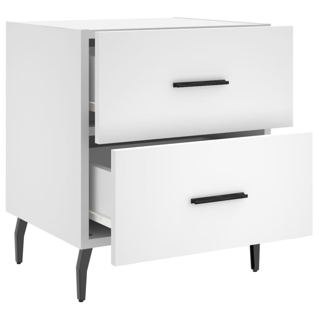 Bedside Cabinets 2 Pcs 40X35X47.5 Cm Engineered Wood
