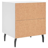 Bedside Cabinets 2 Pcs 40X35X47.5 Cm Engineered Wood