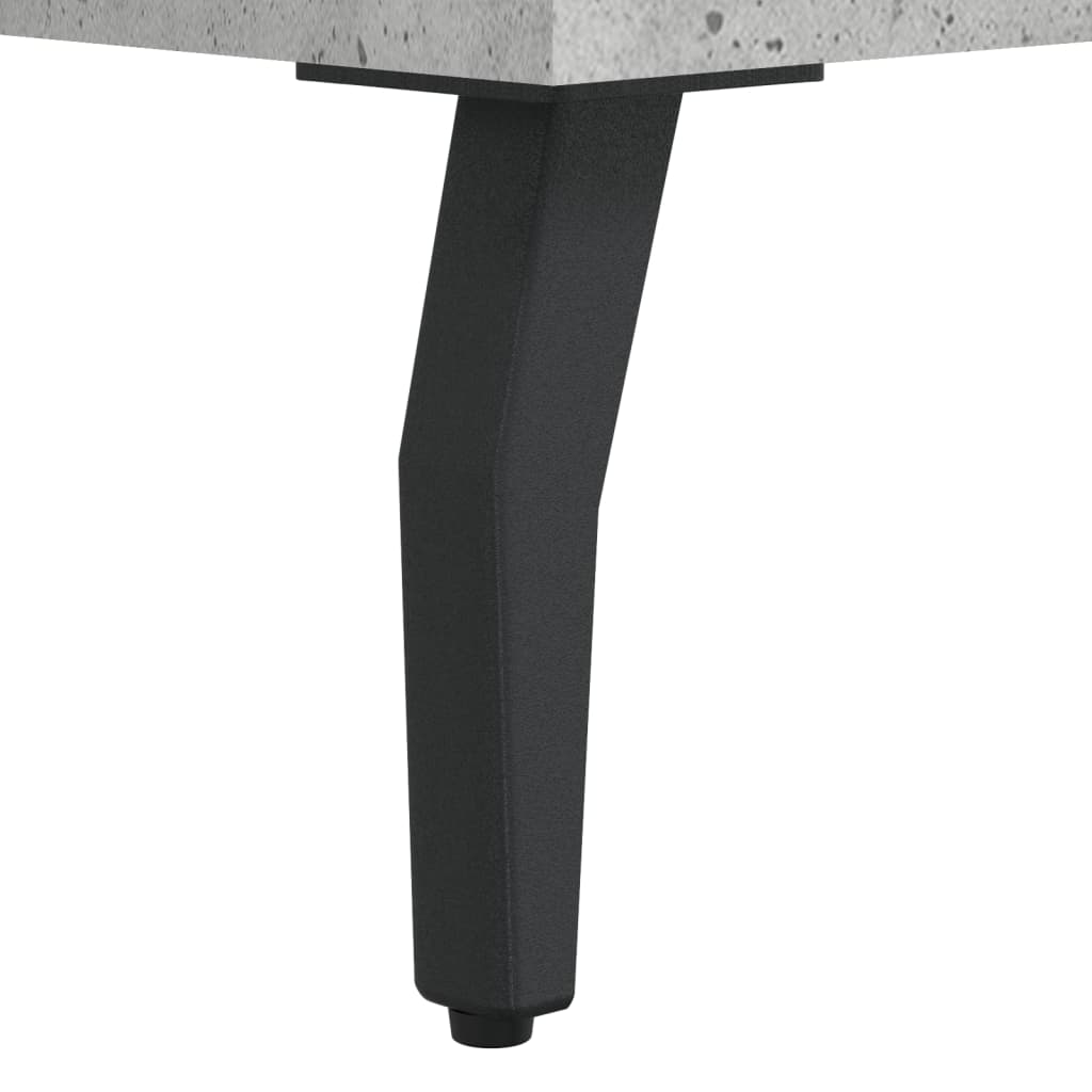 Bedside Cabinets 2 pcs Concrete Grey 40x35x47.5 cm Engineered Wood