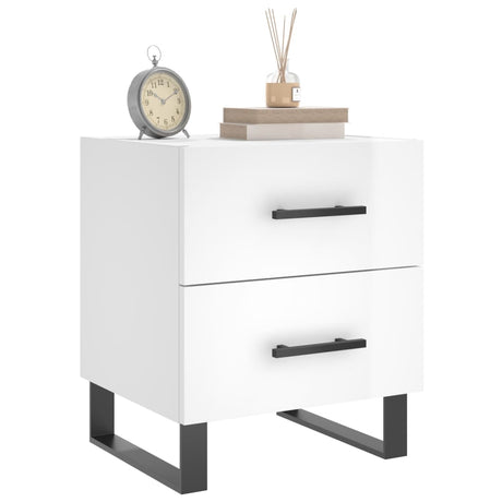 Bedside Cabinets 2 Pcs 40X35X47.5 Cm Engineered Wood