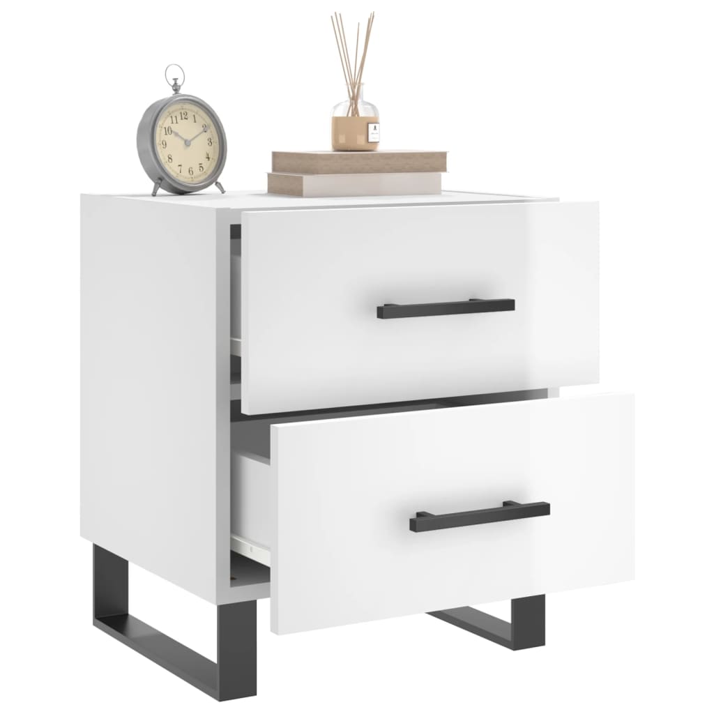 Bedside Cabinets 2 Pcs 40X35X47.5 Cm Engineered Wood