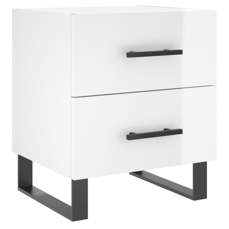 Bedside Cabinets 2 Pcs 40X35X47.5 Cm Engineered Wood