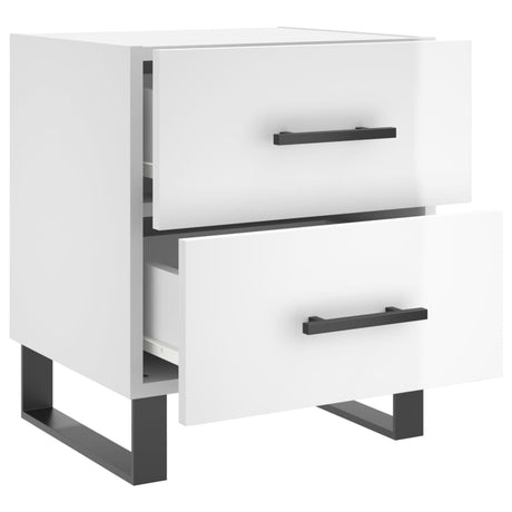 Bedside Cabinets 2 Pcs 40X35X47.5 Cm Engineered Wood