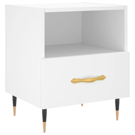 Bedside Cabinet 40X35X47.5 Cm Engineered Wood