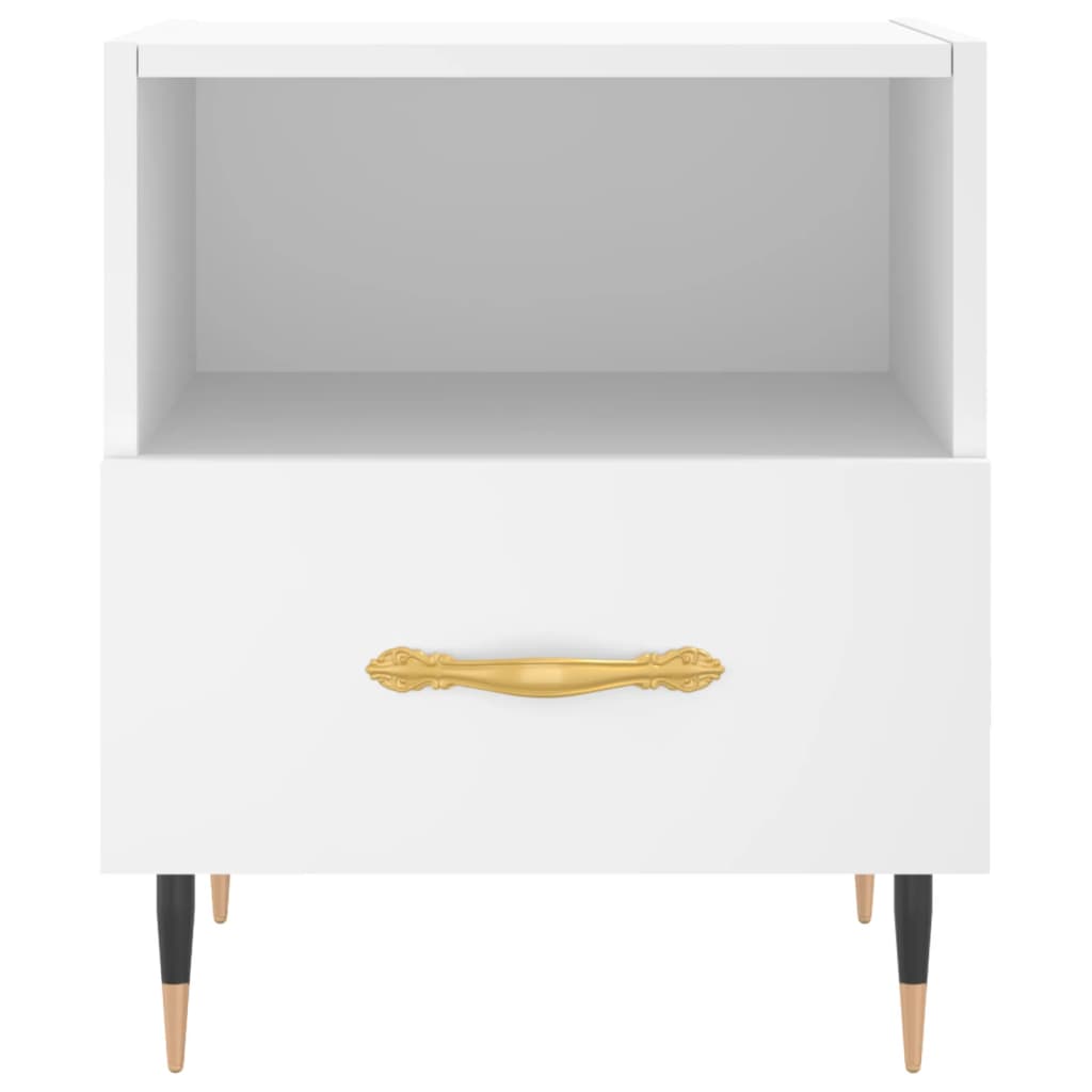 Bedside Cabinet 40X35X47.5 Cm Engineered Wood
