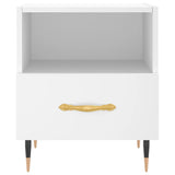 Bedside Cabinet 40X35X47.5 Cm Engineered Wood