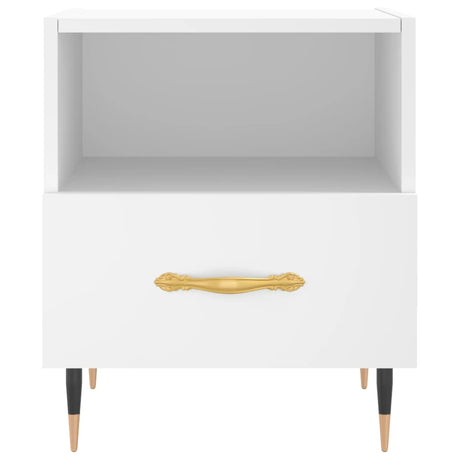 Bedside Cabinet 40X35X47.5 Cm Engineered Wood
