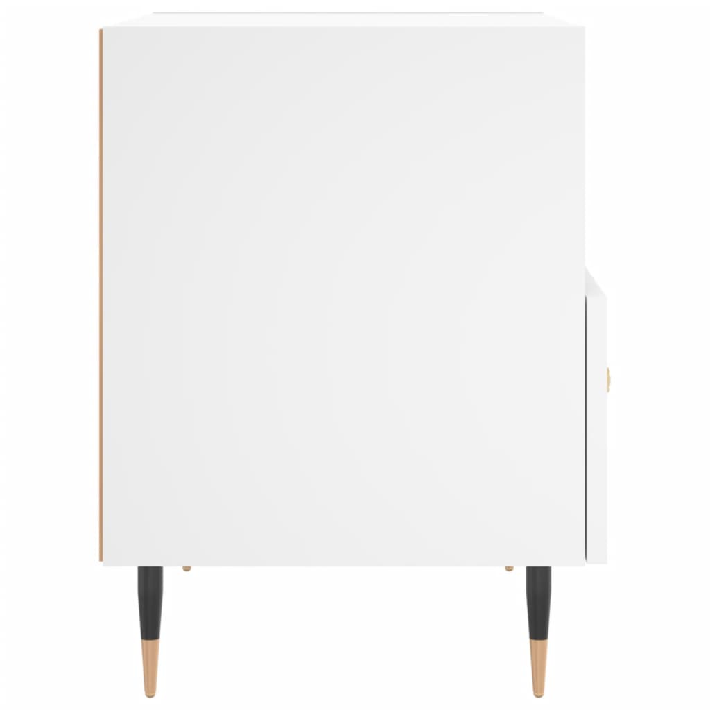Bedside Cabinet 40X35X47.5 Cm Engineered Wood