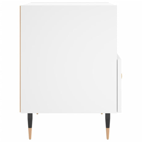 Bedside Cabinet 40X35X47.5 Cm Engineered Wood