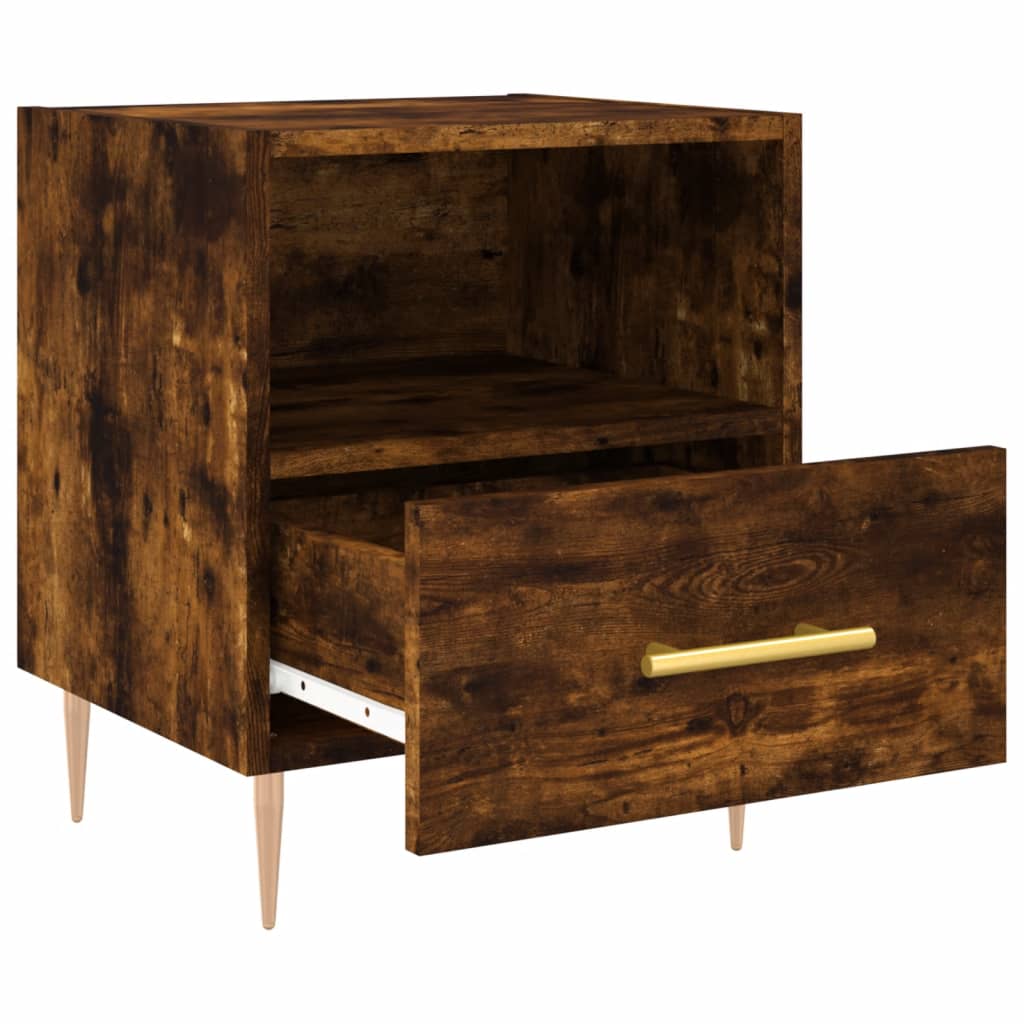Bedside Cabinet 40X35X47.5 Cm Engineered Wood