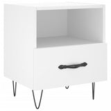 Bedside Cabinet 40X35X47.5 Cm Engineered Wood