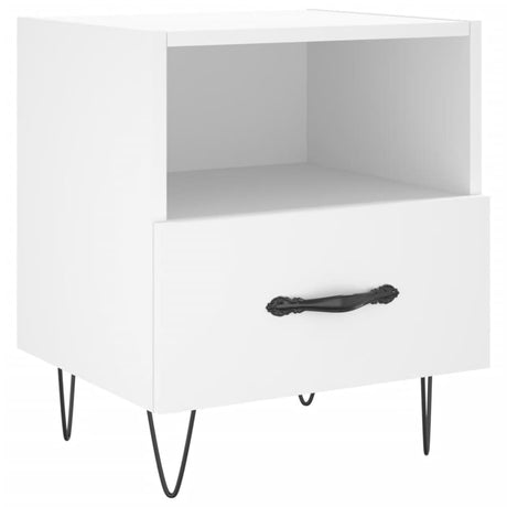 Bedside Cabinet 40X35X47.5 Cm Engineered Wood