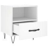 Bedside Cabinet 40X35X47.5 Cm Engineered Wood