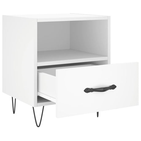 Bedside Cabinet 40X35X47.5 Cm Engineered Wood