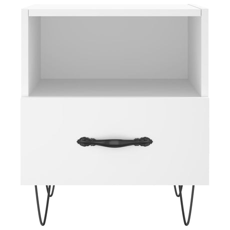 Bedside Cabinet 40X35X47.5 Cm Engineered Wood