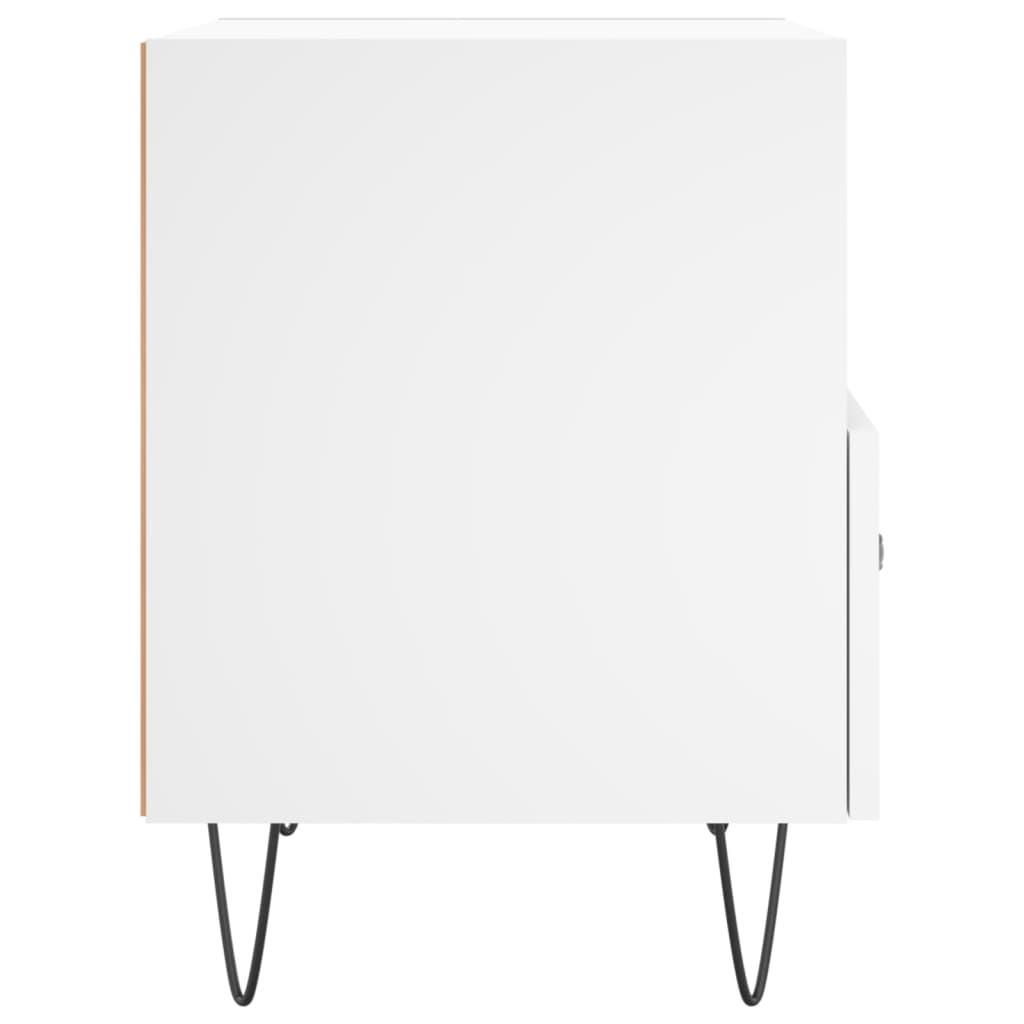 Bedside Cabinet 40X35X47.5 Cm Engineered Wood