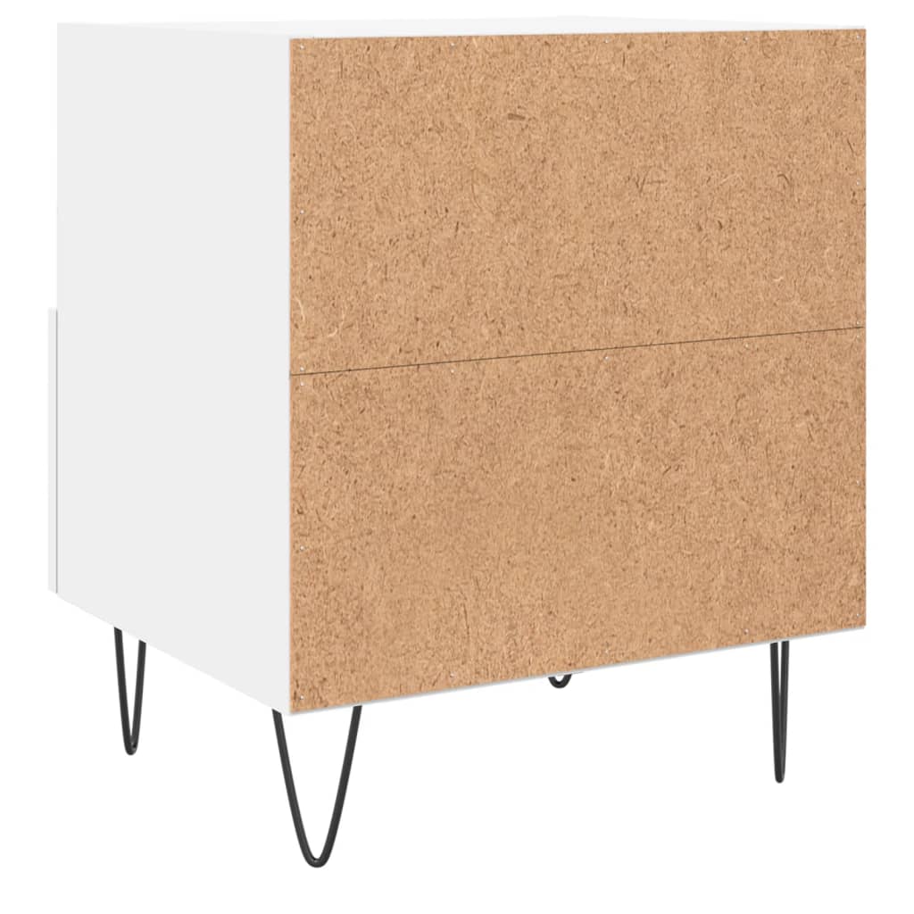Bedside Cabinet 40X35X47.5 Cm Engineered Wood