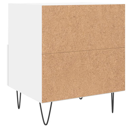 Bedside Cabinet 40X35X47.5 Cm Engineered Wood