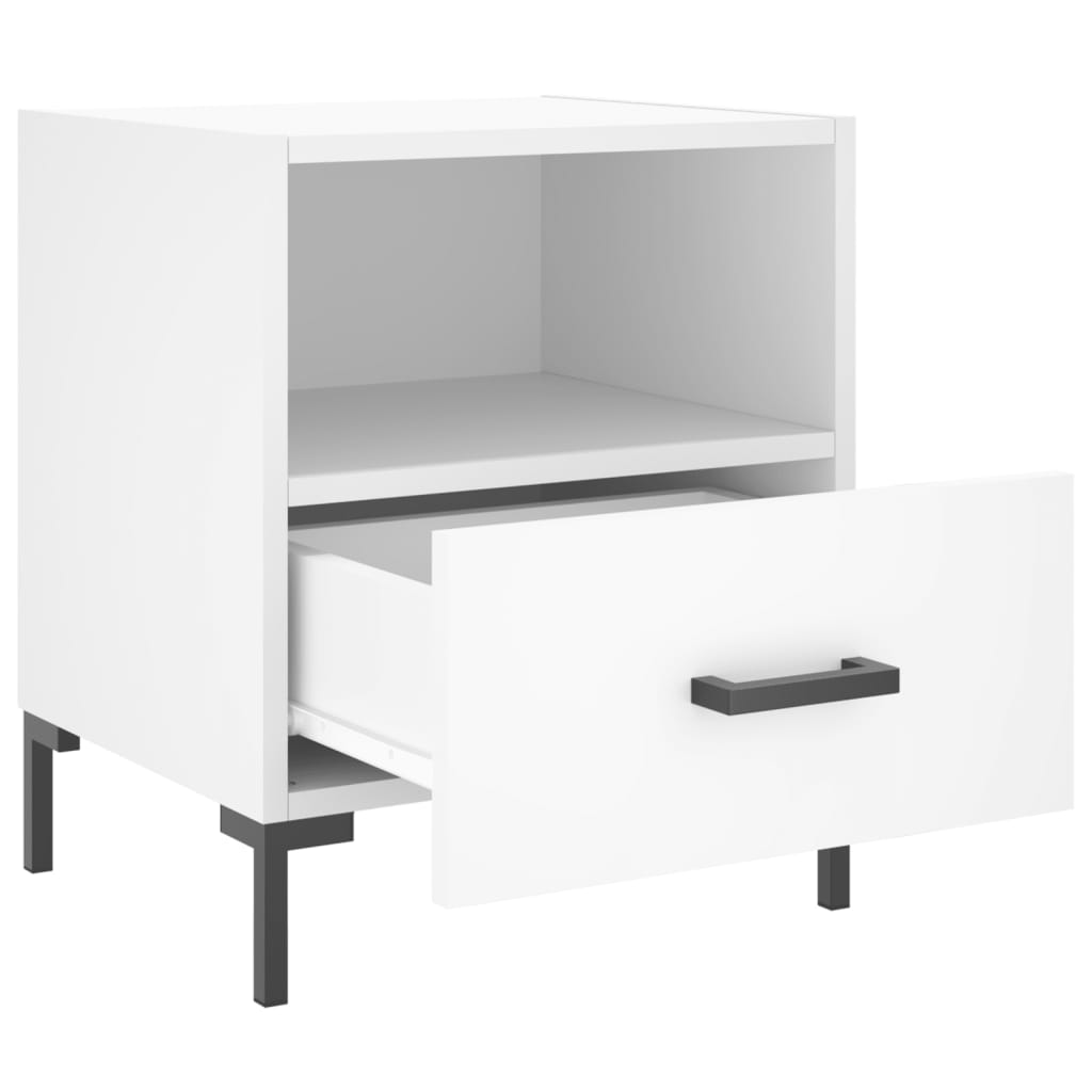 Bedside Cabinet 40X35X47.5 Cm Engineered Wood