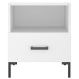 Bedside Cabinet 40X35X47.5 Cm Engineered Wood