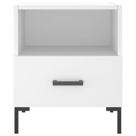 Bedside Cabinet 40X35X47.5 Cm Engineered Wood