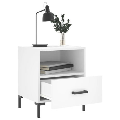 Bedside Cabinet 40X35X47.5 Cm Engineered Wood